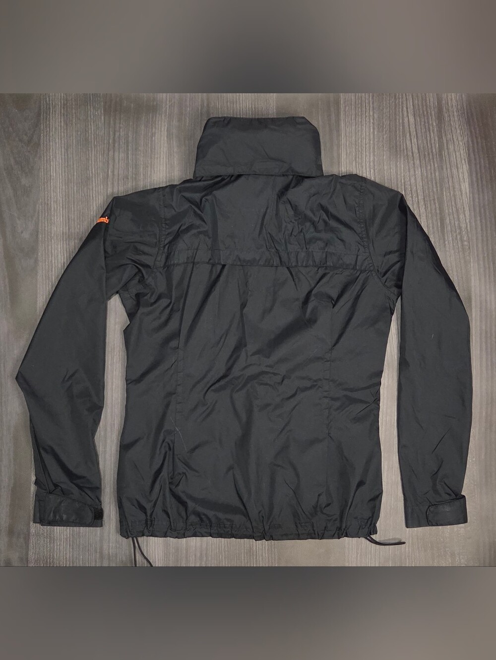 Columbia Womens Black Oregon State Beavers Packable Hooded Full Zip Windbreaker - Picture 11 of 11